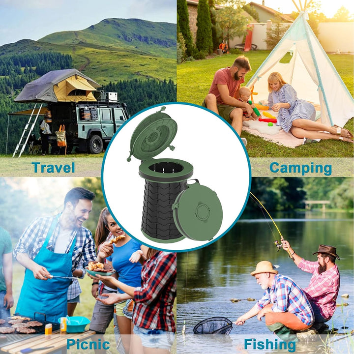 Állítható magasságú hordozható wc – CampMate