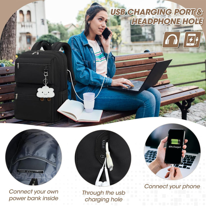 Könnyű 15,6" Utazási és Iskolai Laptop Hátizsák