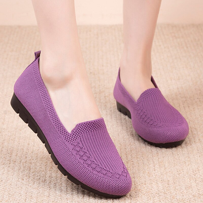 Kényelmes és légáteresztő női slip-on mindennapi cipők lábboltozat-támogatással – Leona
