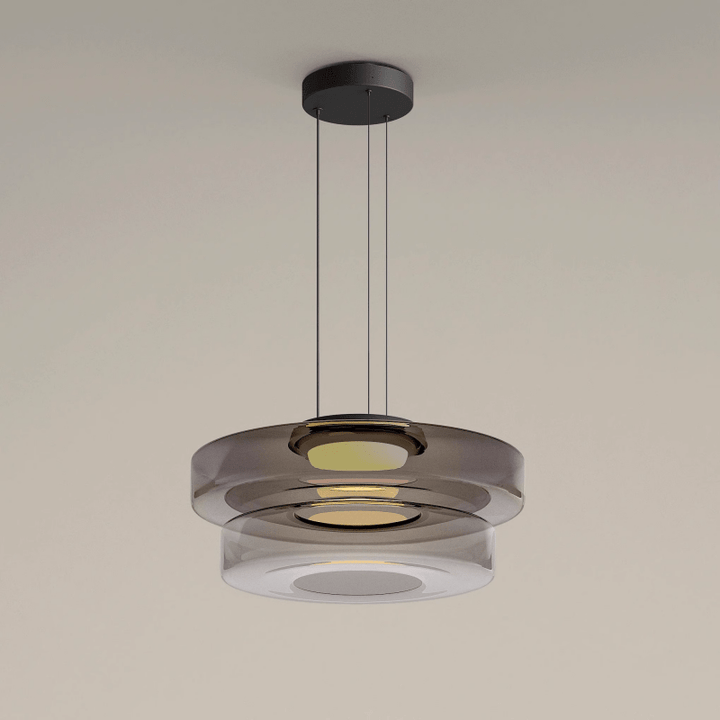 Modern üveg függőlámpa Bauhaus stílusban - AuroraSphere