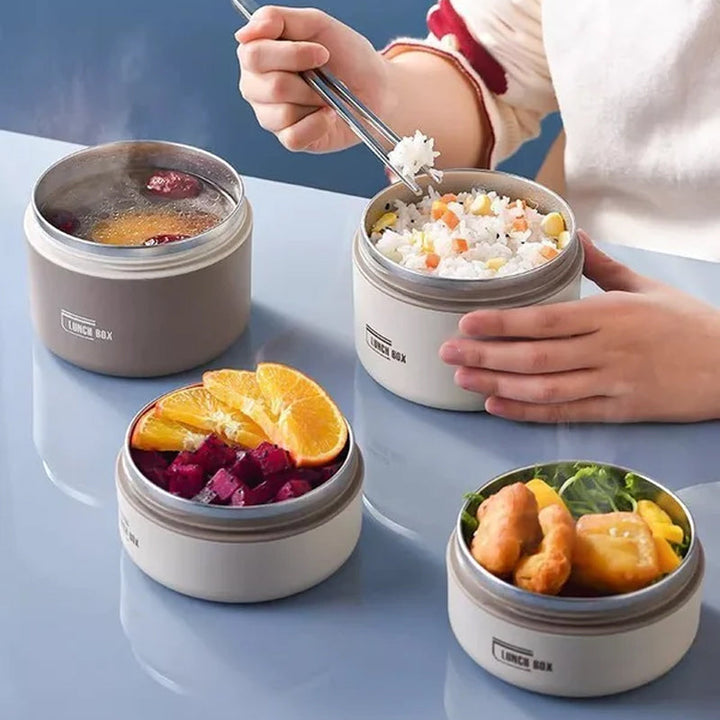Többrétegű Szigetelt Uzsonnás Doboz INGYENES Hordtáskával - ThermoBox