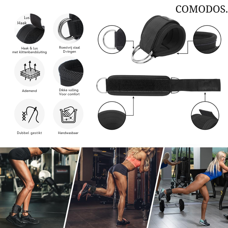 Edzőszalagok Erőteljes Fenékizom Edzésekhez - FlexLift