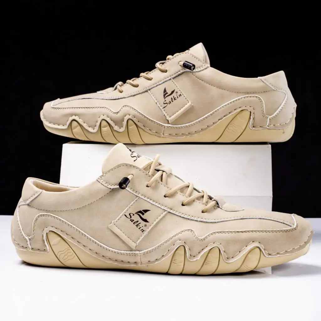 Stílusos és kényelmes férfi bőrcipők profiltalppal – Matteo