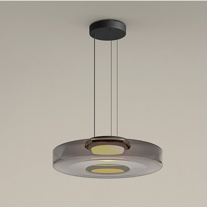 Modern üveg függőlámpa Bauhaus stílusban - AuroraSphere