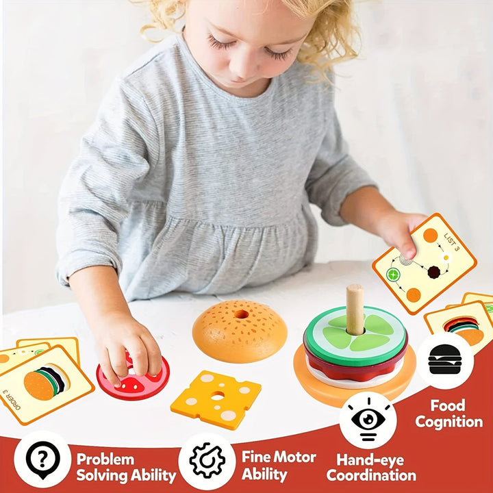 Montessori dobálós játék - BurgerBouwers