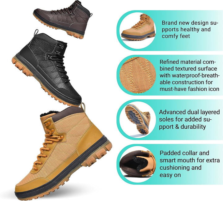 Könnyű vízálló férfi túracipők - Mark