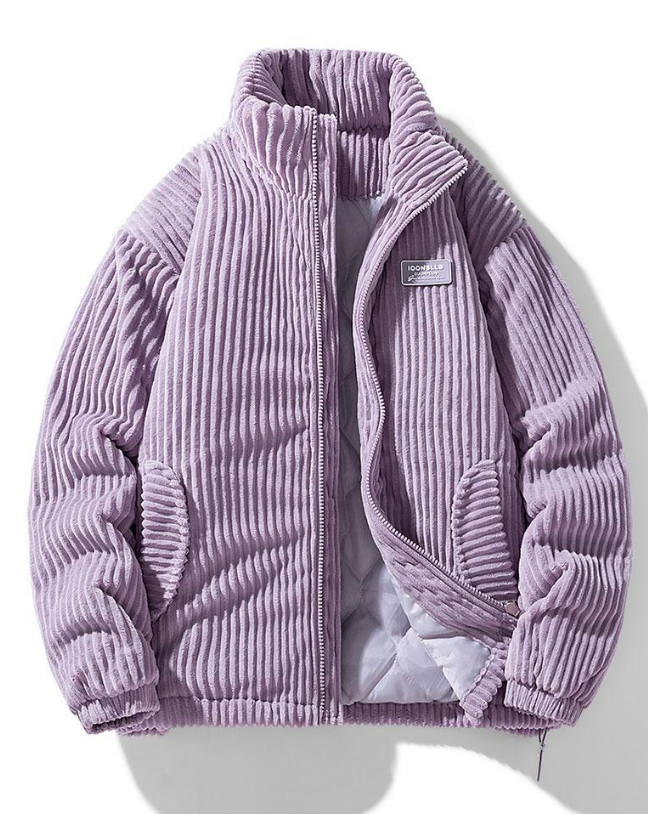 Trendi Ribflanel Férfi Kabát - Felix