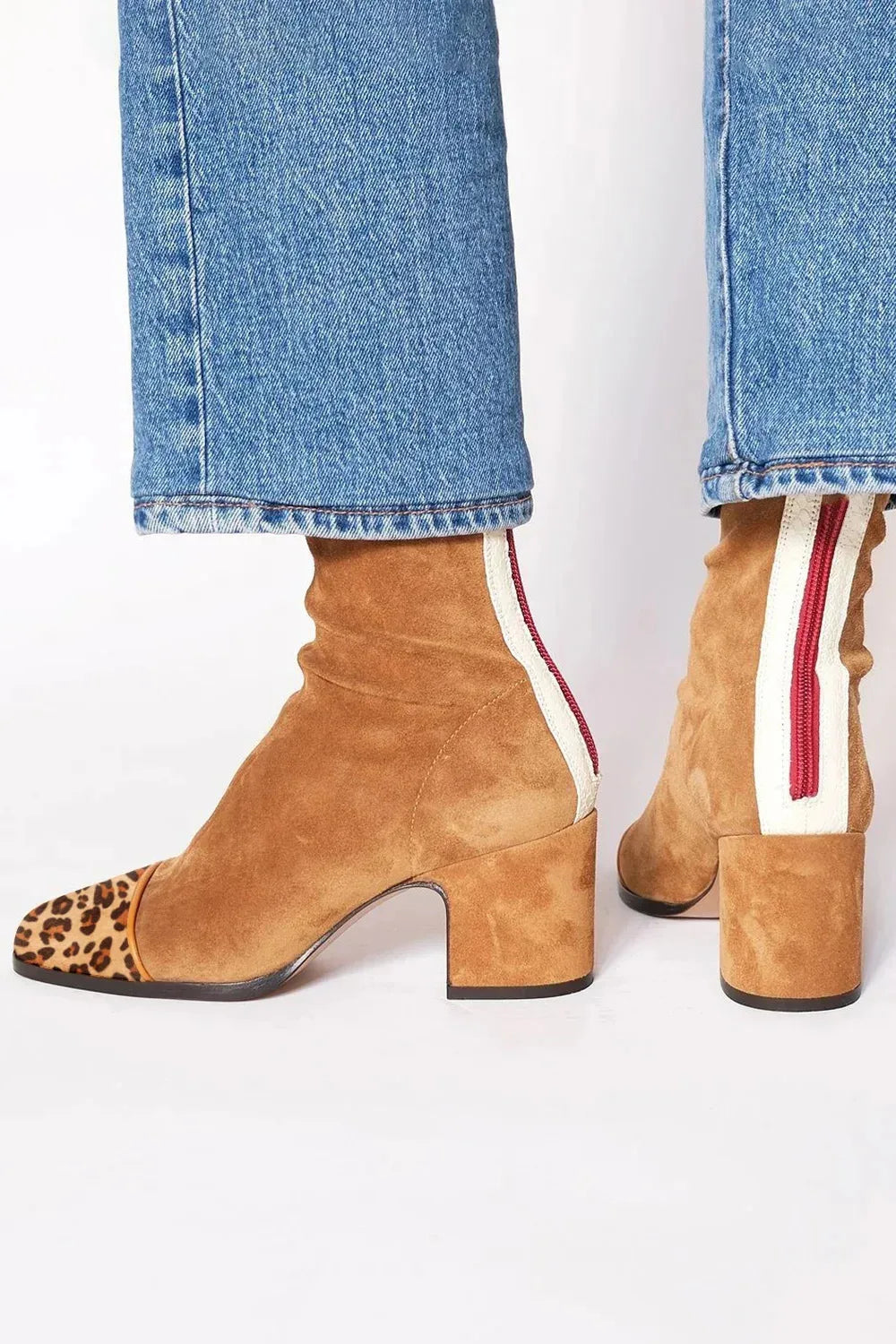 Ankle Boot With Block Heel - Freda