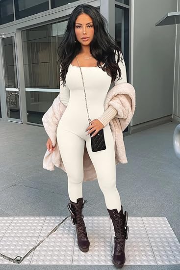 Hölgyek Shapewear Overall Hosszú Ujjakkal - SleekFit
