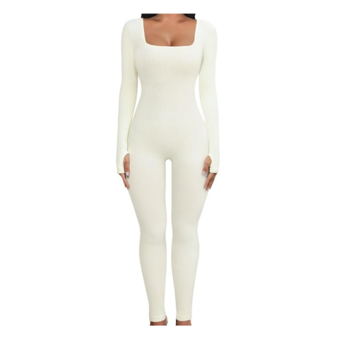 Hölgyek Shapewear Overall Hosszú Ujjakkal - SleekFit