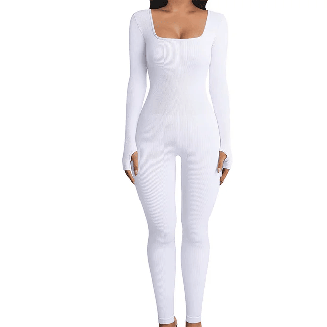 Hölgyek Shapewear Overall Hosszú Ujjakkal - SleekFit