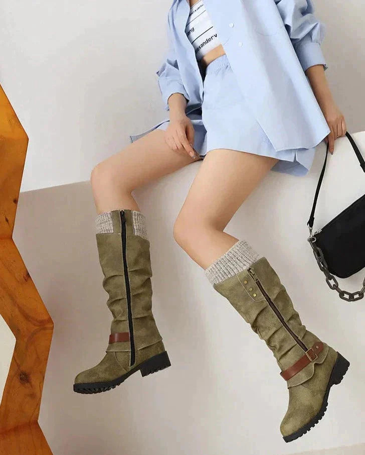 Divatos Magas Női Csizmák - Isabella