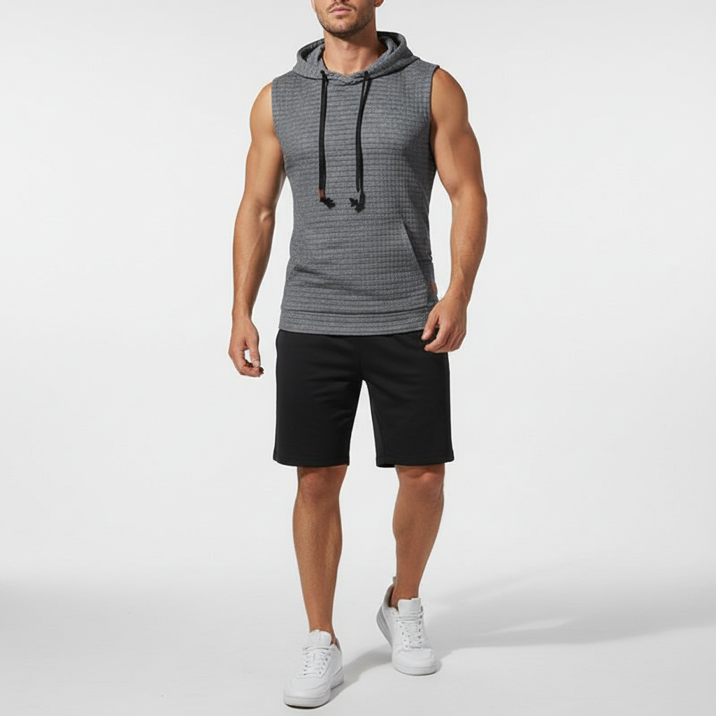 Ärmelloses Sportshirt Mit Kapuze - Hoodryve