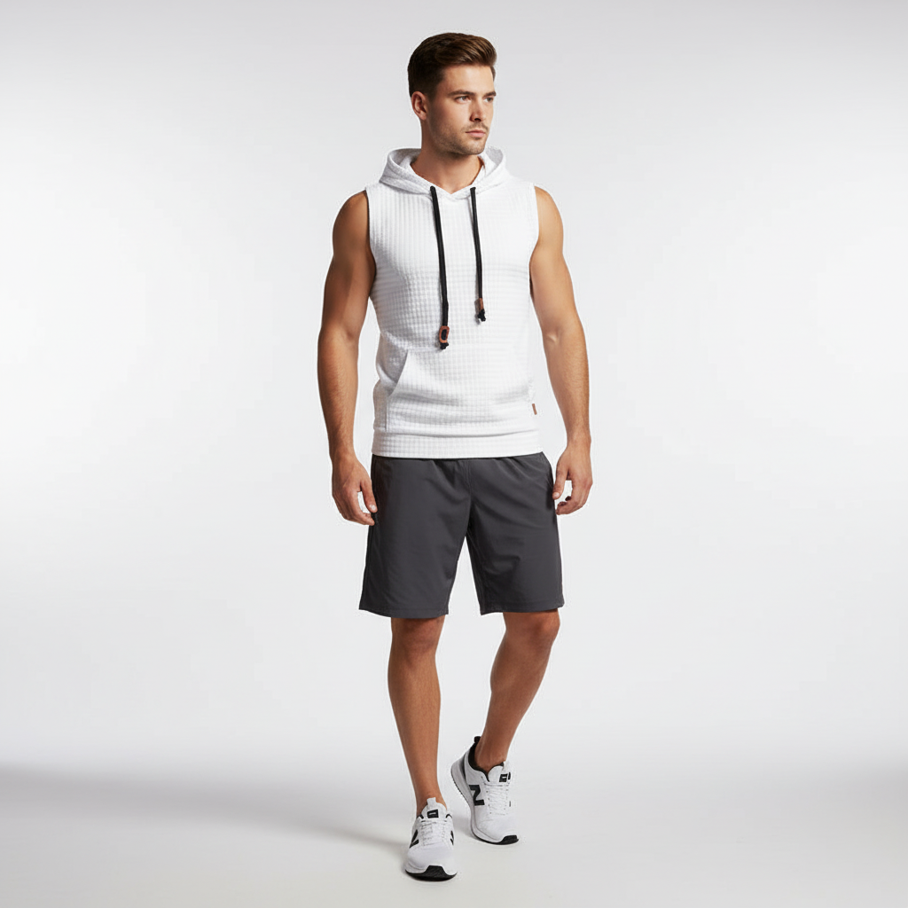 Ärmelloses Sportshirt Mit Kapuze - Hoodryve