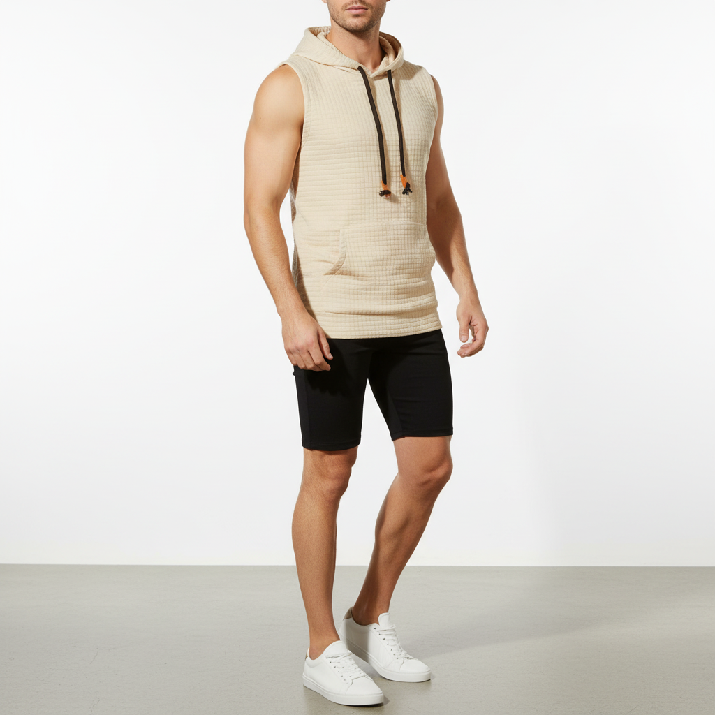 Ärmelloses Sportshirt Mit Kapuze - Hoodryve