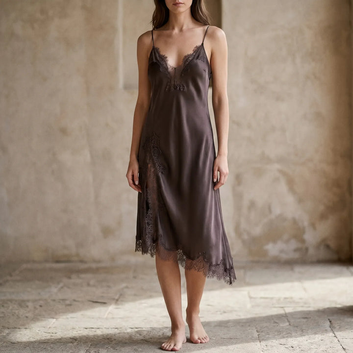 Asymmetrical Slip Dress -  Esther