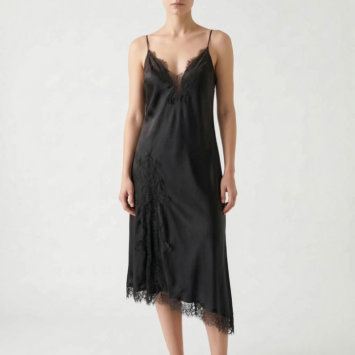 Asymmetrical Slip Dress -  Esther