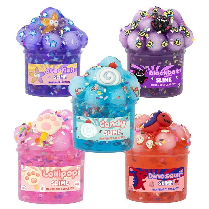 Átlátszó Ropogós Slime Készlet - Bubblyrix
