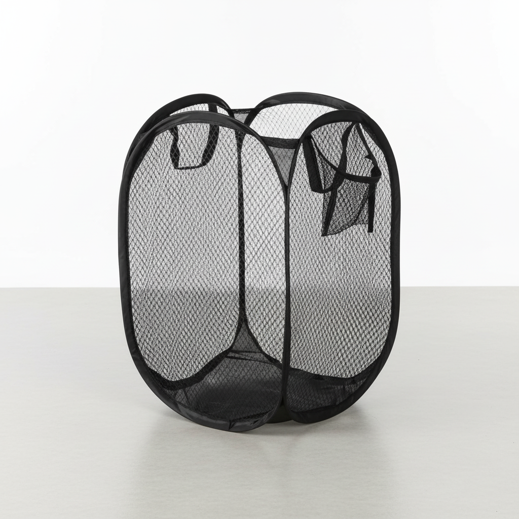 Aufklappbarer Netz Wäschekorb - MeshCarry