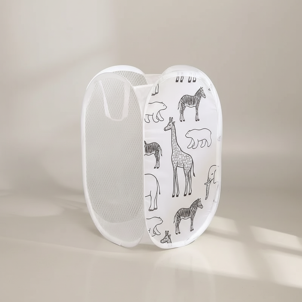 Aufklappbarer Netz Wäschekorb - MeshCarry