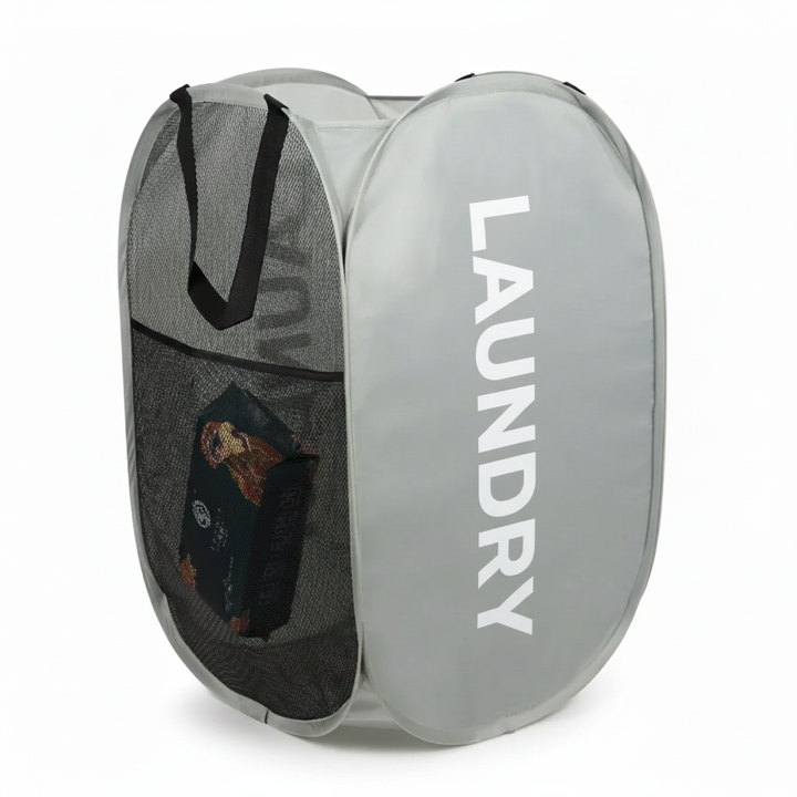 Aufklappbarer Netz Wäschekorb - MeshCarry