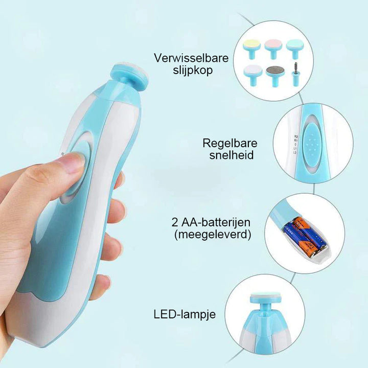 Körömápoló készlet a biztonságos és könnyű körömvágáshoz - BabyCare