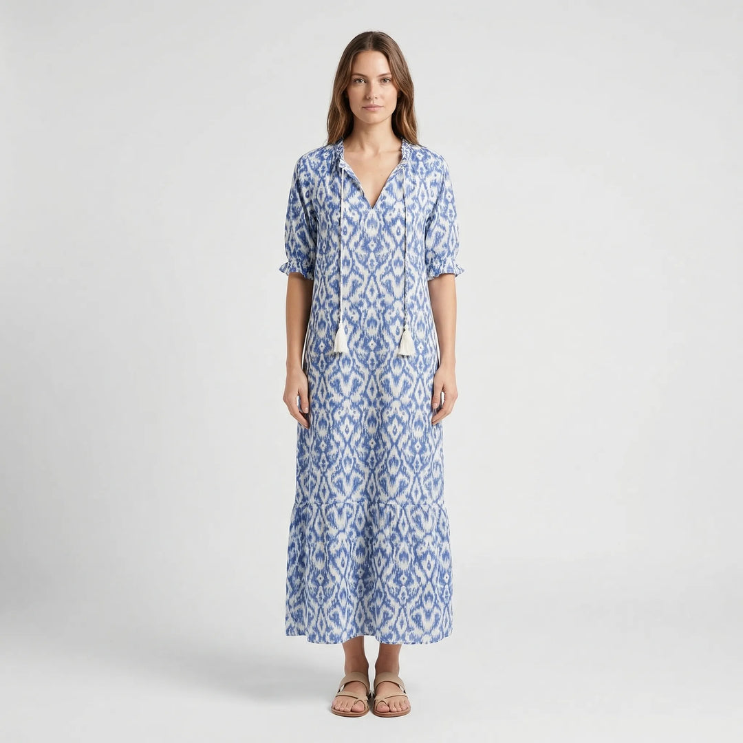 Bohemian Floral Maxi Dress - Carolyn