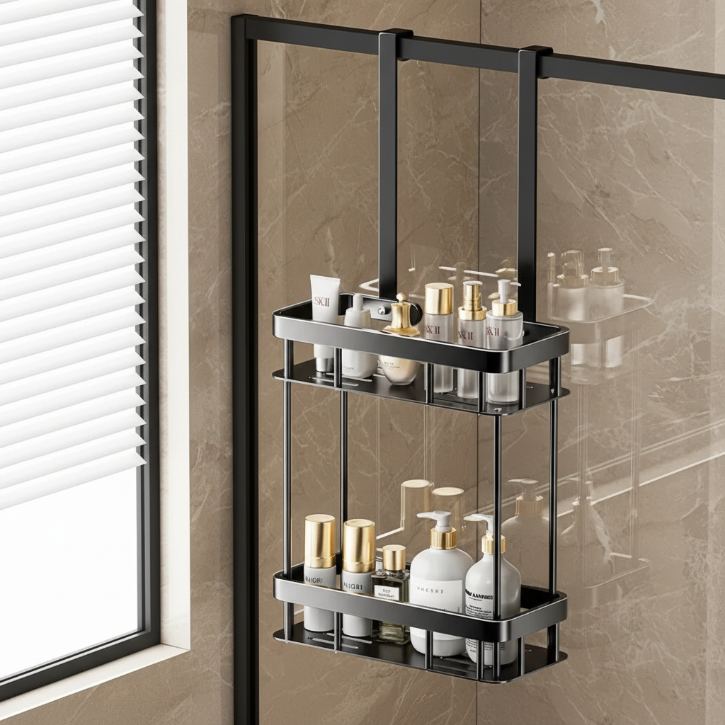 Bohrfreie Hängende Duschablage - AquaHang