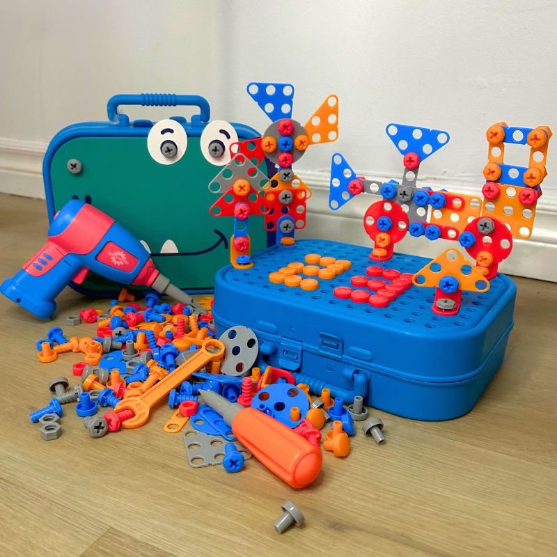 Hordozható építkezési doboz gyerekeknek - BuildiBox