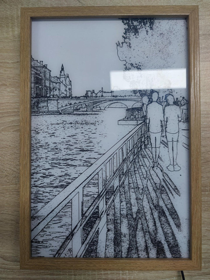 LED világító festmény – Luminza