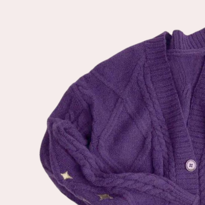 Pöttyös Női Kardigán Eper Részletekkel – Poppy