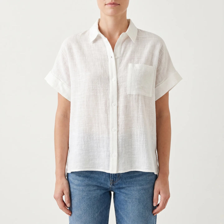 Casual Button-Down Shirt -  Kelley