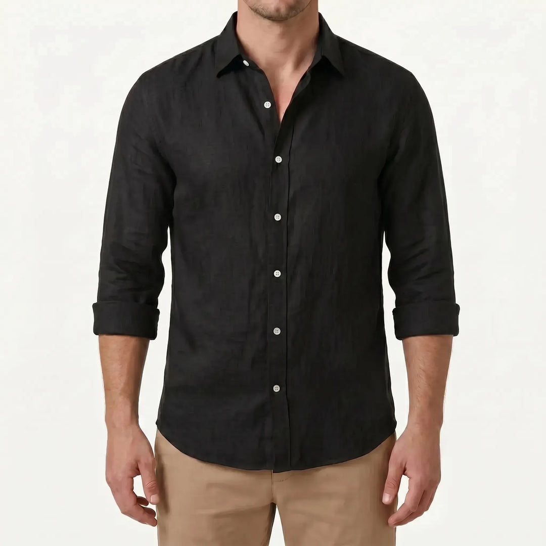 Casual Button-Up Shirt -  Bobby