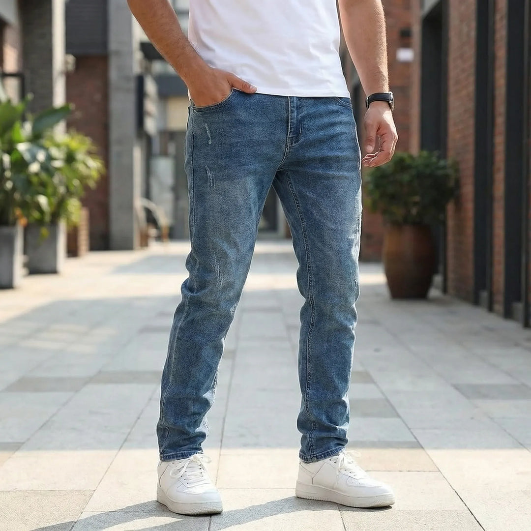 Casual Herenjeans Met Versleten Look - Orville