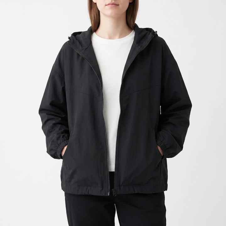 Casual Hooded Windbreaker Jacket -  Regina