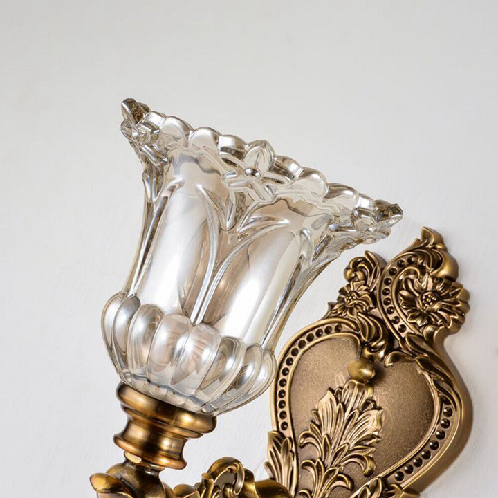 Vintage Arany Falilámpa – Aureo