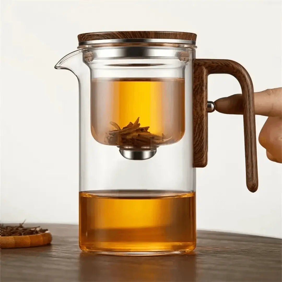 Stílusos Átlátszó Teáskanna - ClearBrew