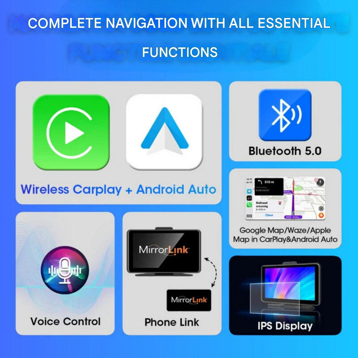 Vezeték nélküli CarPlay & Android Képernyő – DriveOne