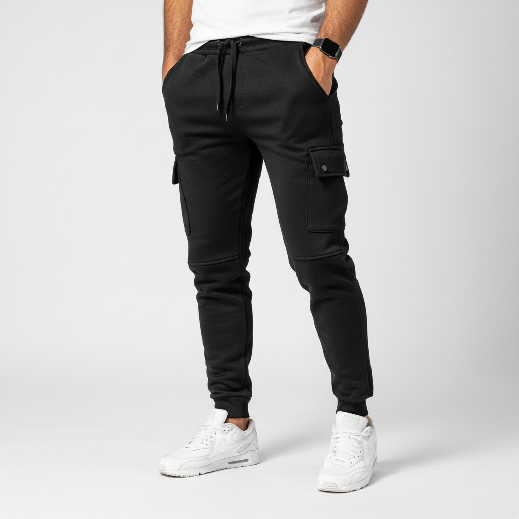 Cropped Jogginghose Mit Tasche -  Rene