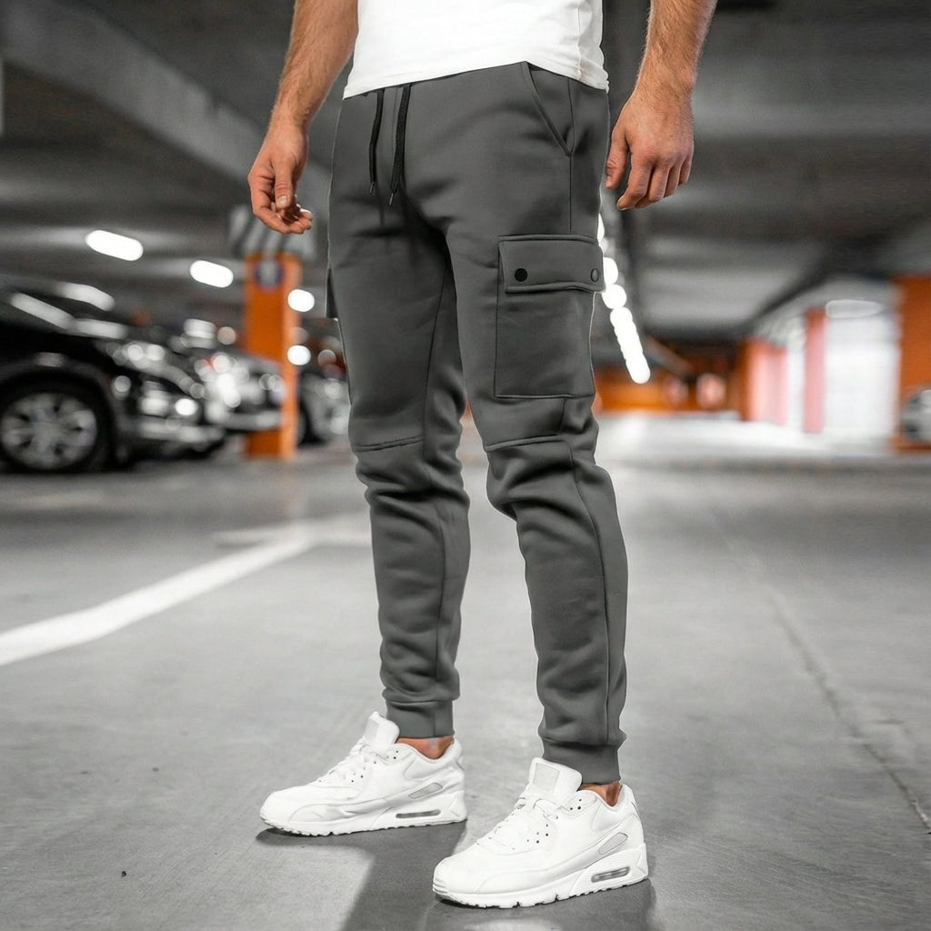 Cropped Jogginghose Mit Cargo Tasche - Anthony