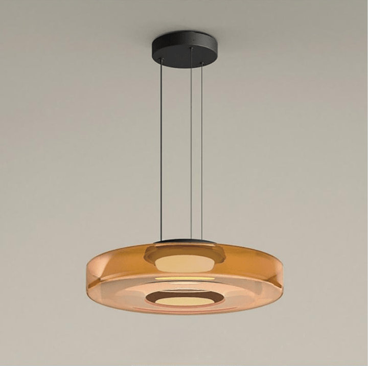 Modern üveg függőlámpa Bauhaus stílusban - AuroraSphere