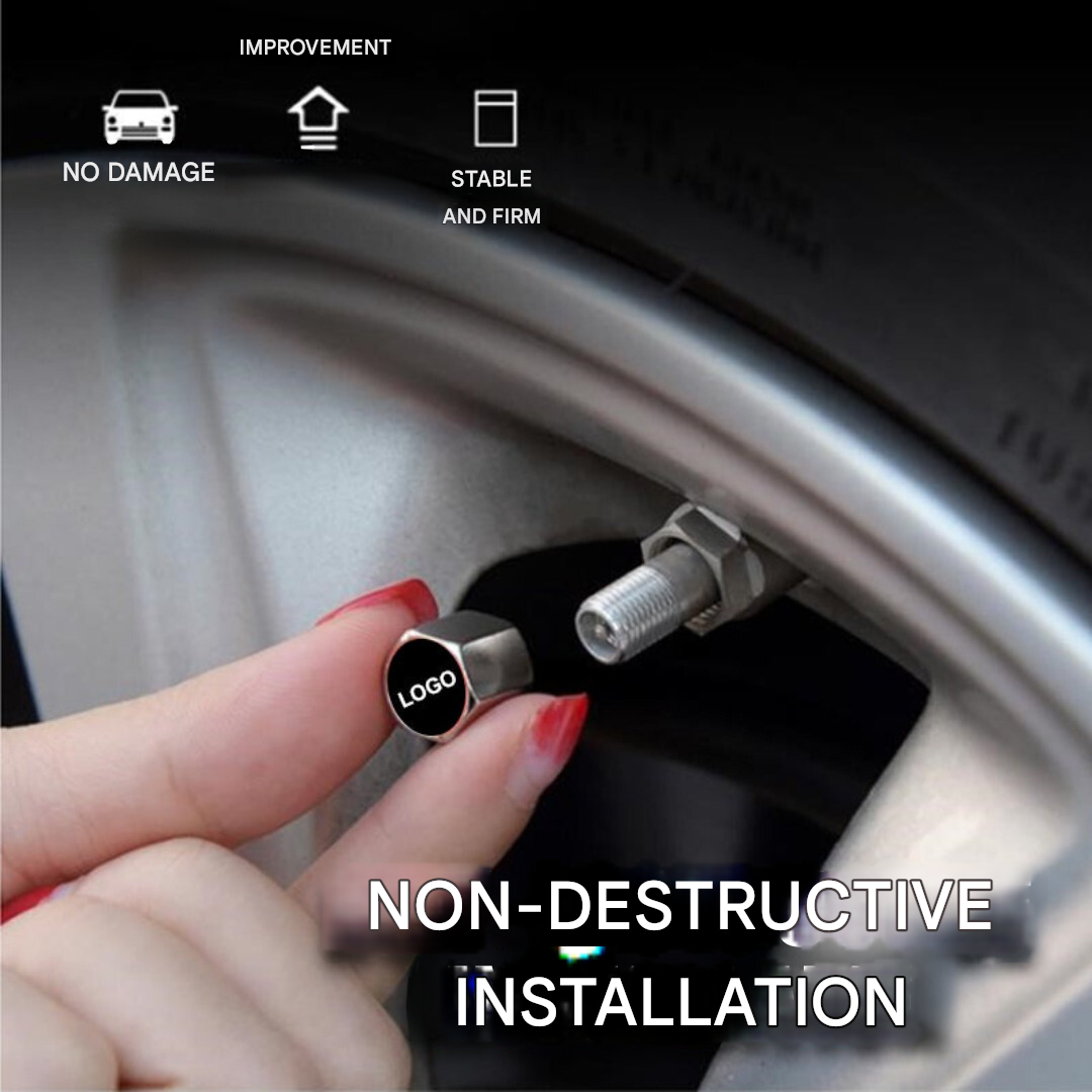 Merk Ventieldoppen Set (4 Stuks) - WheelTops