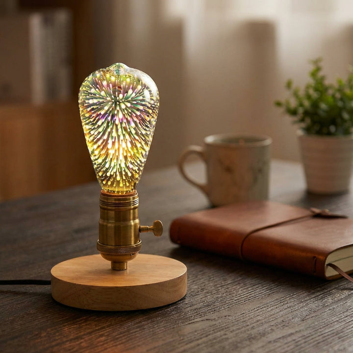 Decorative 3D Flame Bulb - Auraflare