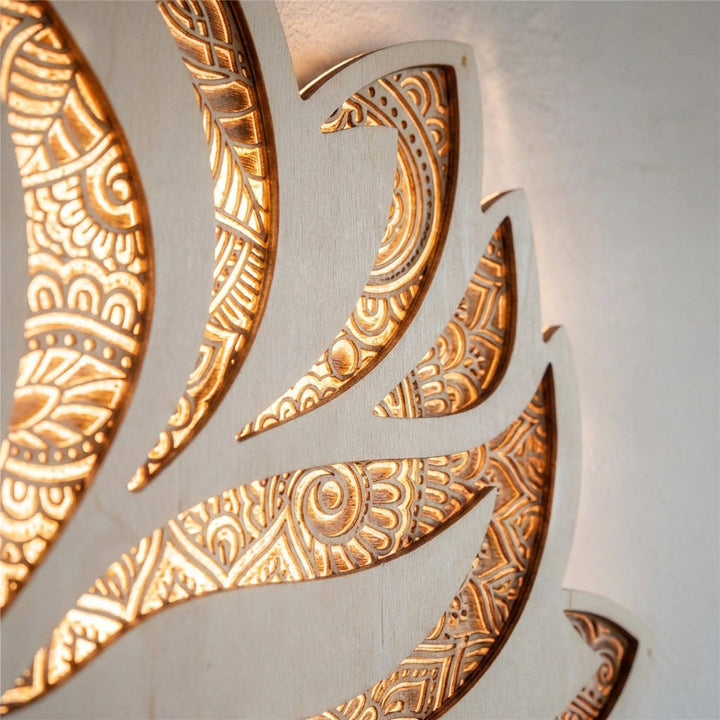 Decorative Lotus Wall Lamp - Lotusyne