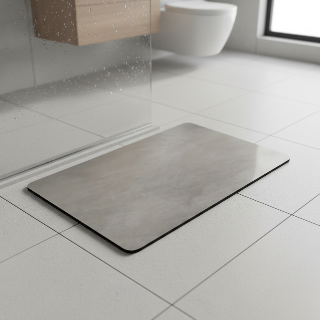 Diatomeenerde Badezimmermatte - Diatomique