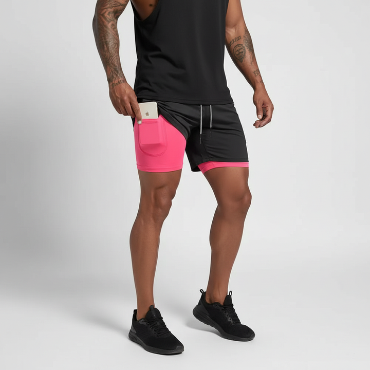 Doppeltes Laufshorts Design - RunVibeX