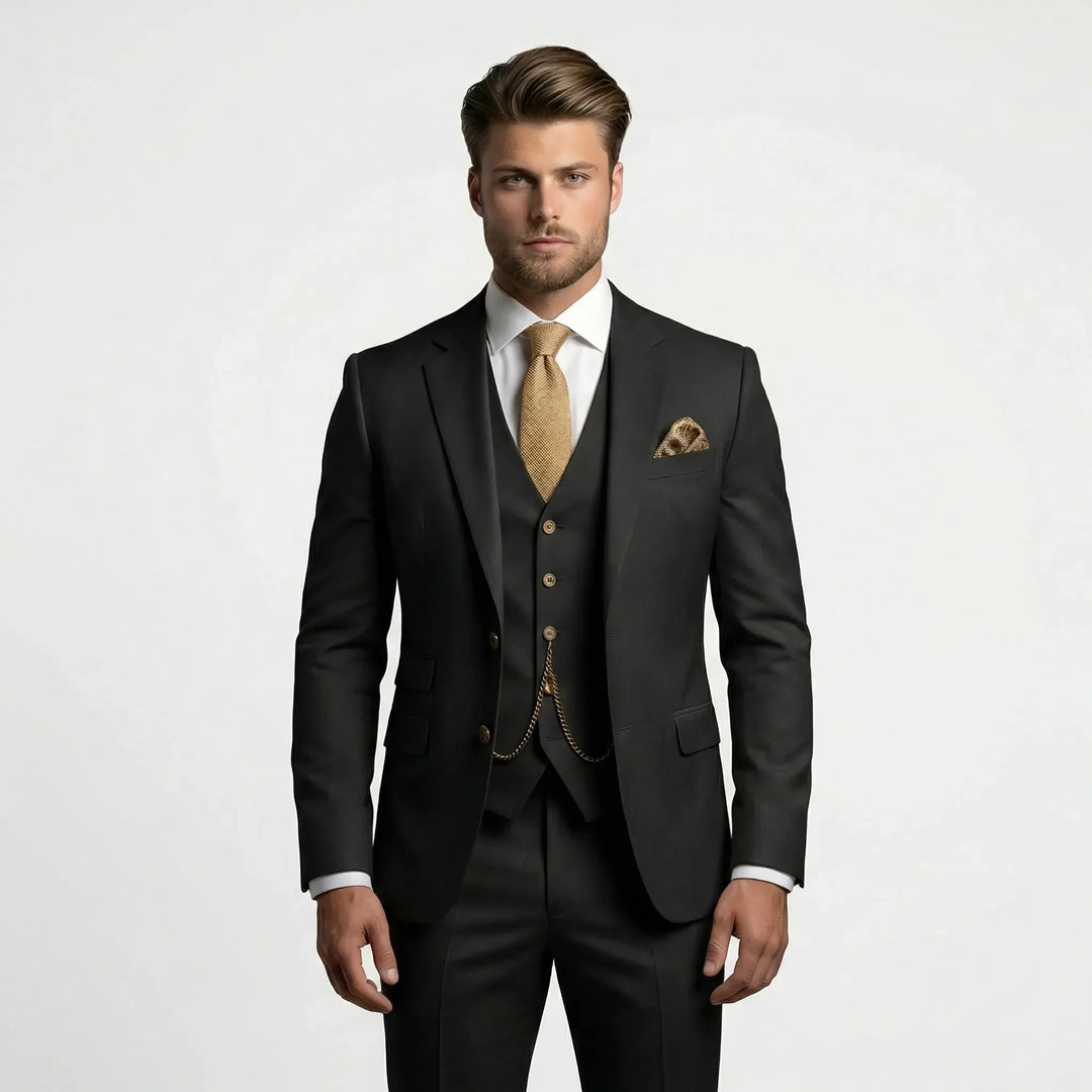 Dreiteiliger Slim Fit Anzug - Yannick