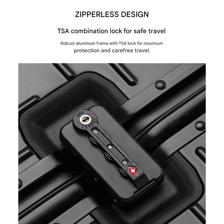 Prémium alumínium bőrönd – Császár