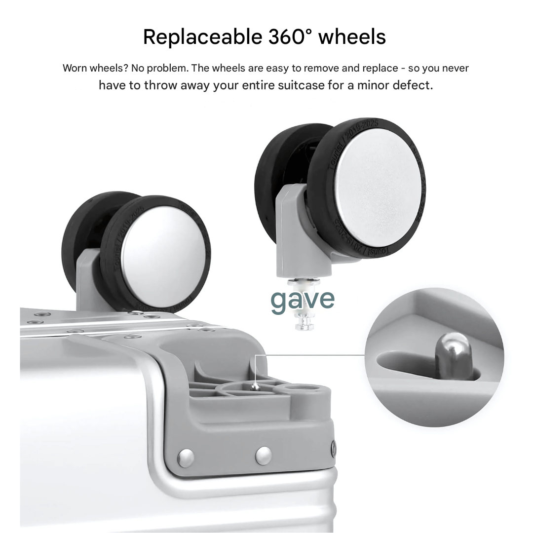 Prémium alumínium bőrönd – Császár