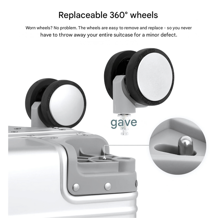 Prémium alumínium bőrönd – Császár